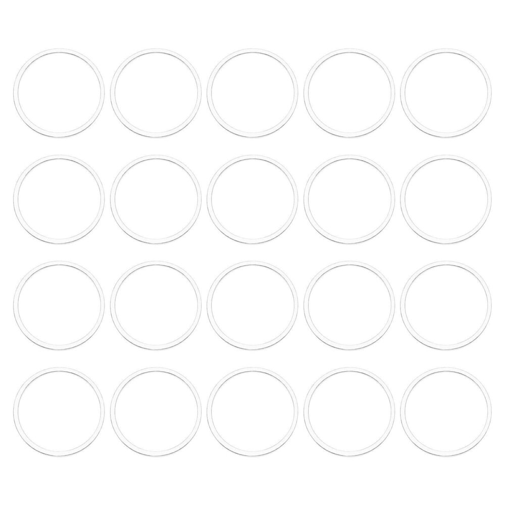 9469 100pcs 15mm Brass Hollow Circle Bezel Pendant Frame Round Linking
